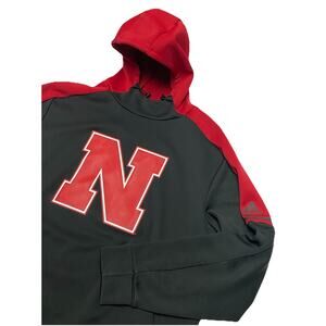 ADIDAS NCAA Nebraska Cornhuskers Hoodie Hooded Sweatshirt Men’s XL